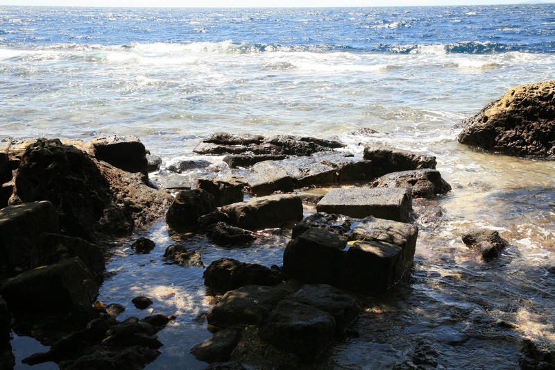 Remains of Japanese Submarine Base Concrete Dock