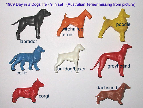 Day in a Dogs Life (cereal toy dogs) 1969