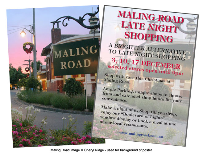 Maling Road Canterbury - suburb of Melbourne