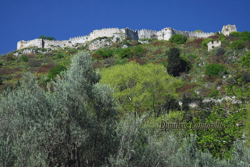 mystras  byzantine  castle  ...