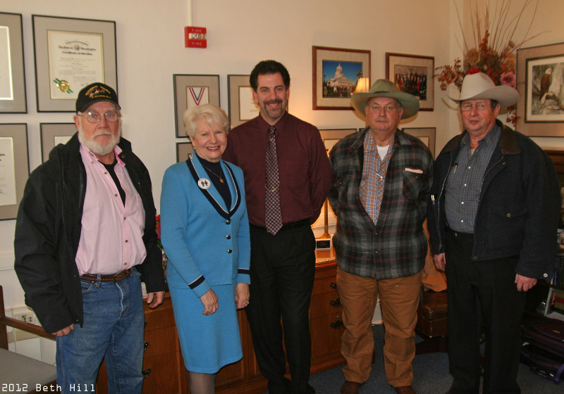 Traildusters members with Senator Val Stevens
