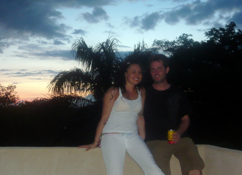 Ben and Amy - Papaya sunset