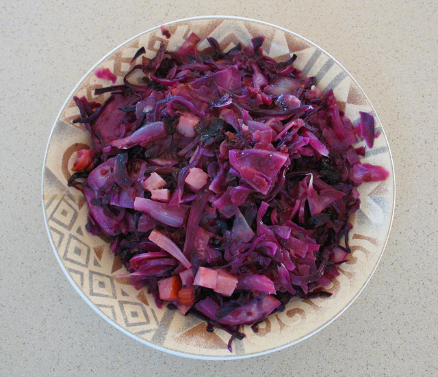 Sweet And Sour Red Cabbage