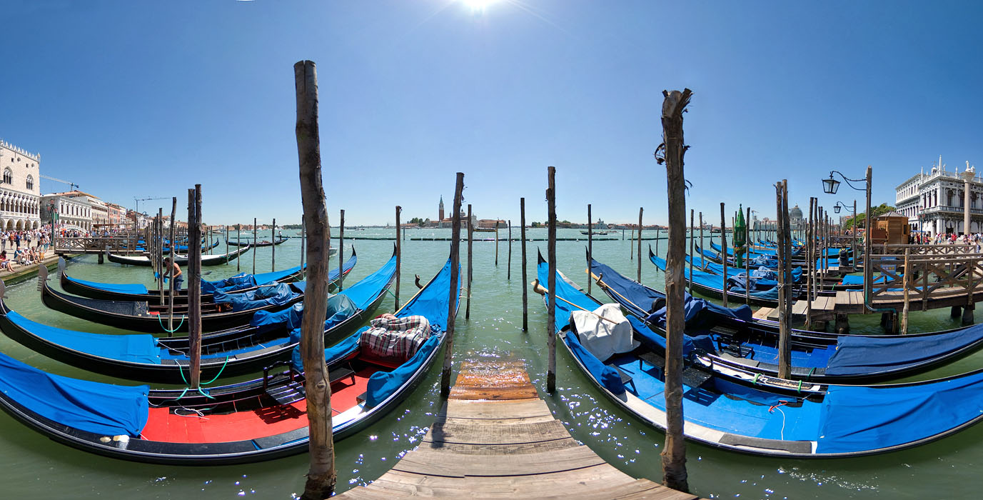 Gondolas at Piazza San Marco