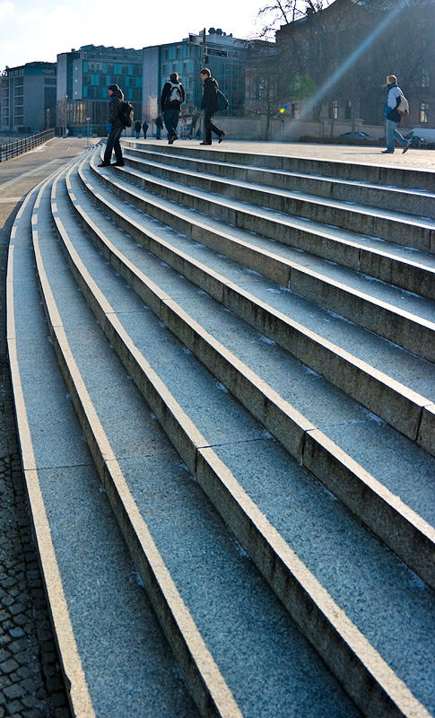 Stairs behind the Reichstag