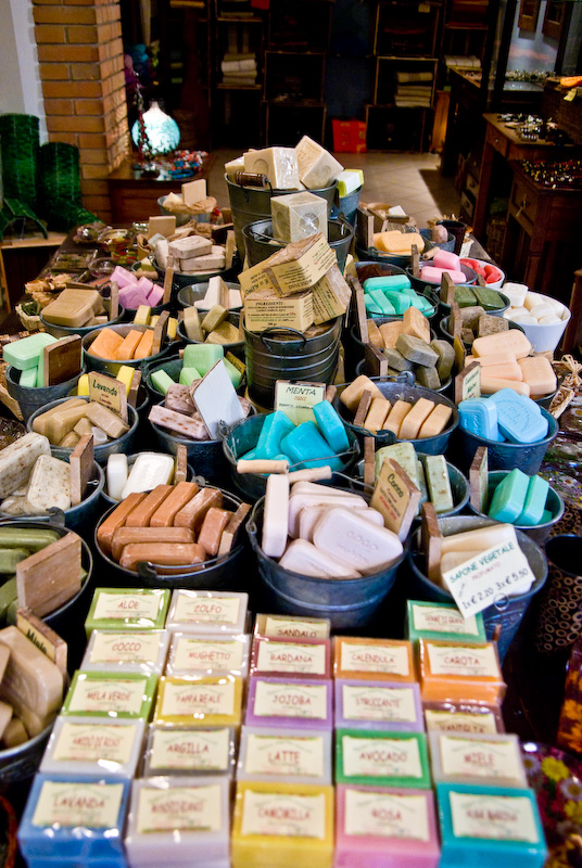 Display in Soap Shop