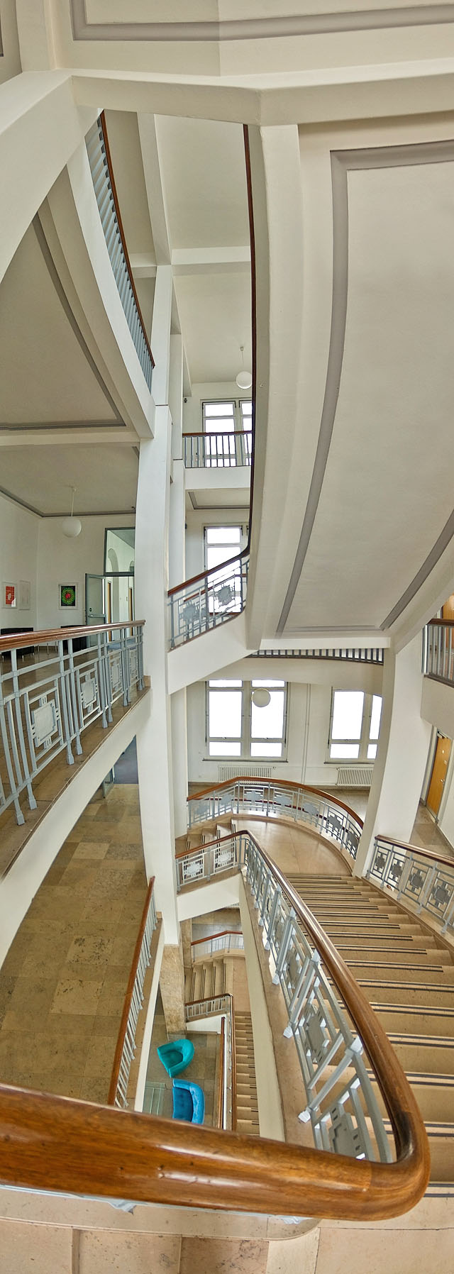 A staircase