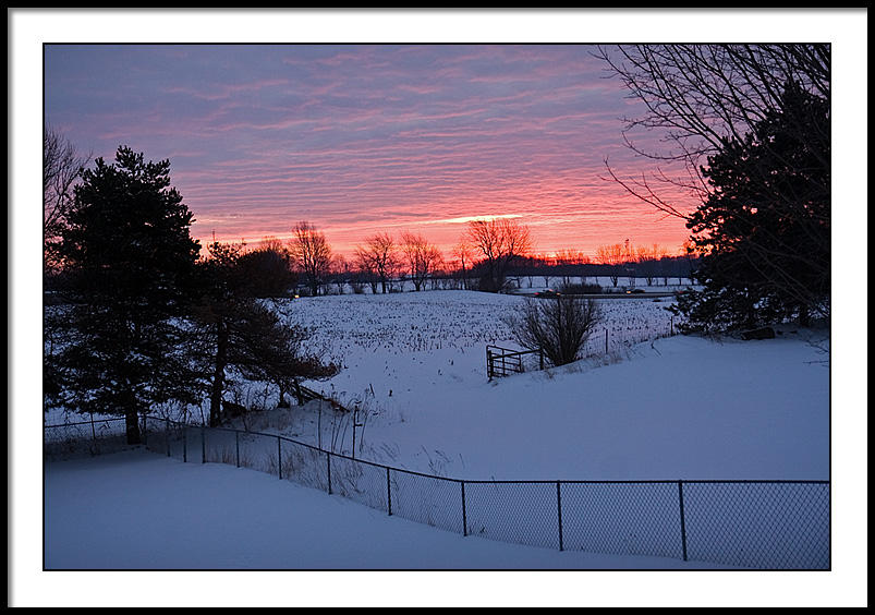 feb 14 red sky at morning