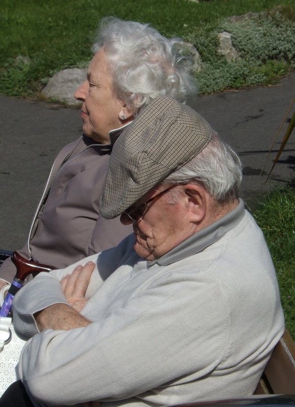 A nice doze in the park