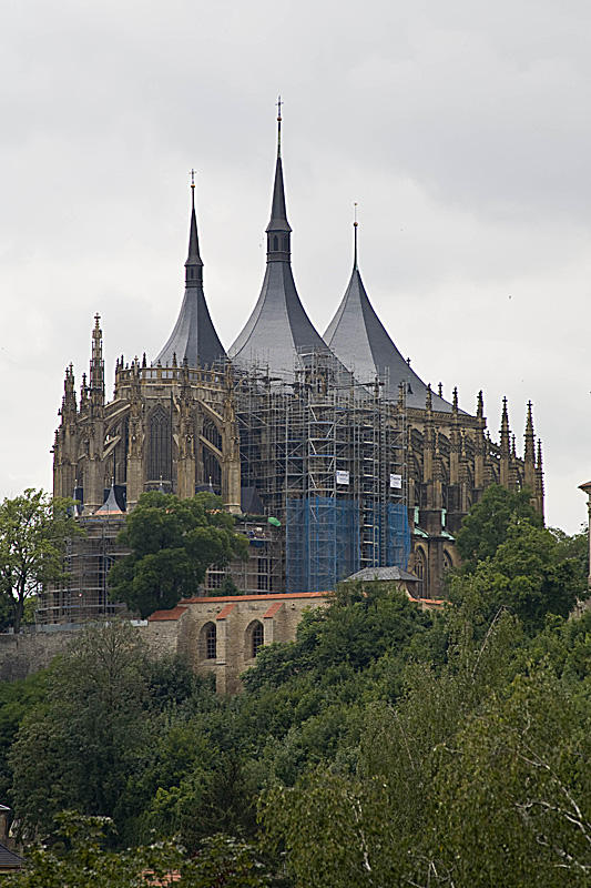 The cathedral (and its scaffolding)