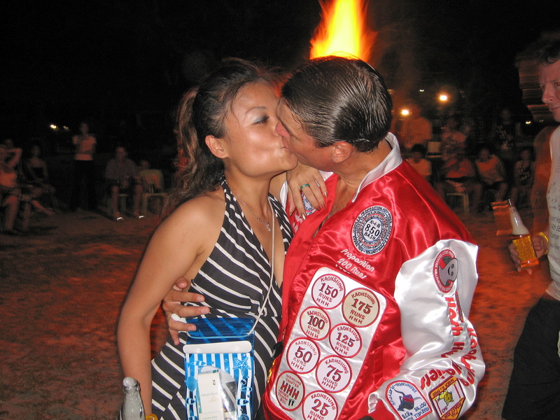 Jesus, she's making flames come out of his ear!