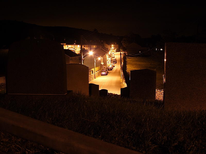 Station Road from Cemetery