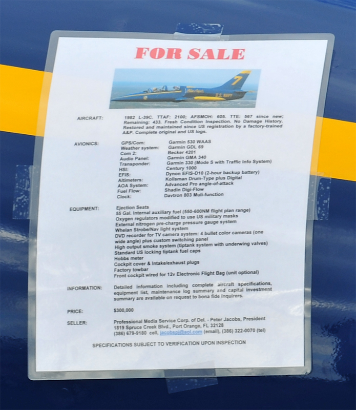 L-39 for sale - only $300k!
