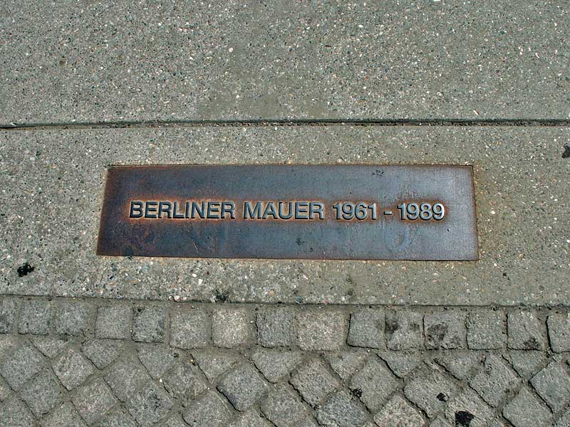 BERLIN WALL 1961 - 1989