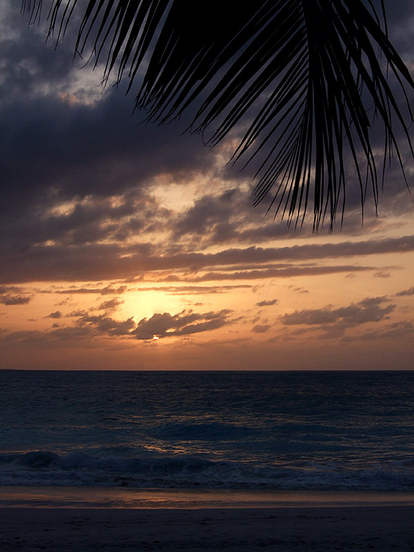Sunset from Grace Bay Beach 16