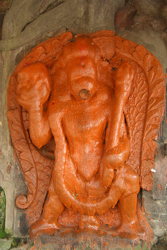 Orange Hanuman Bhaktapur