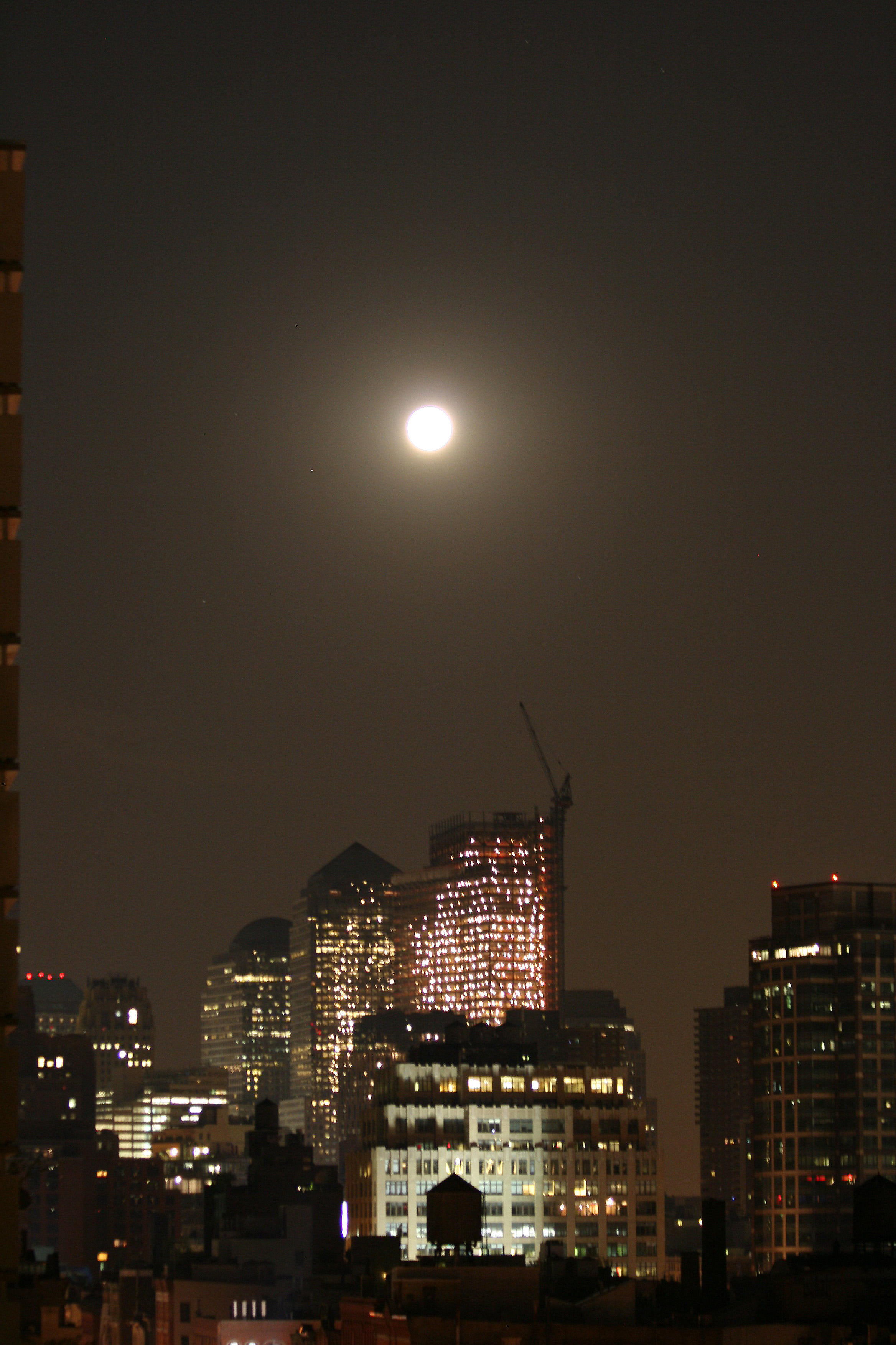 Full Moon - Downtown Manhattan