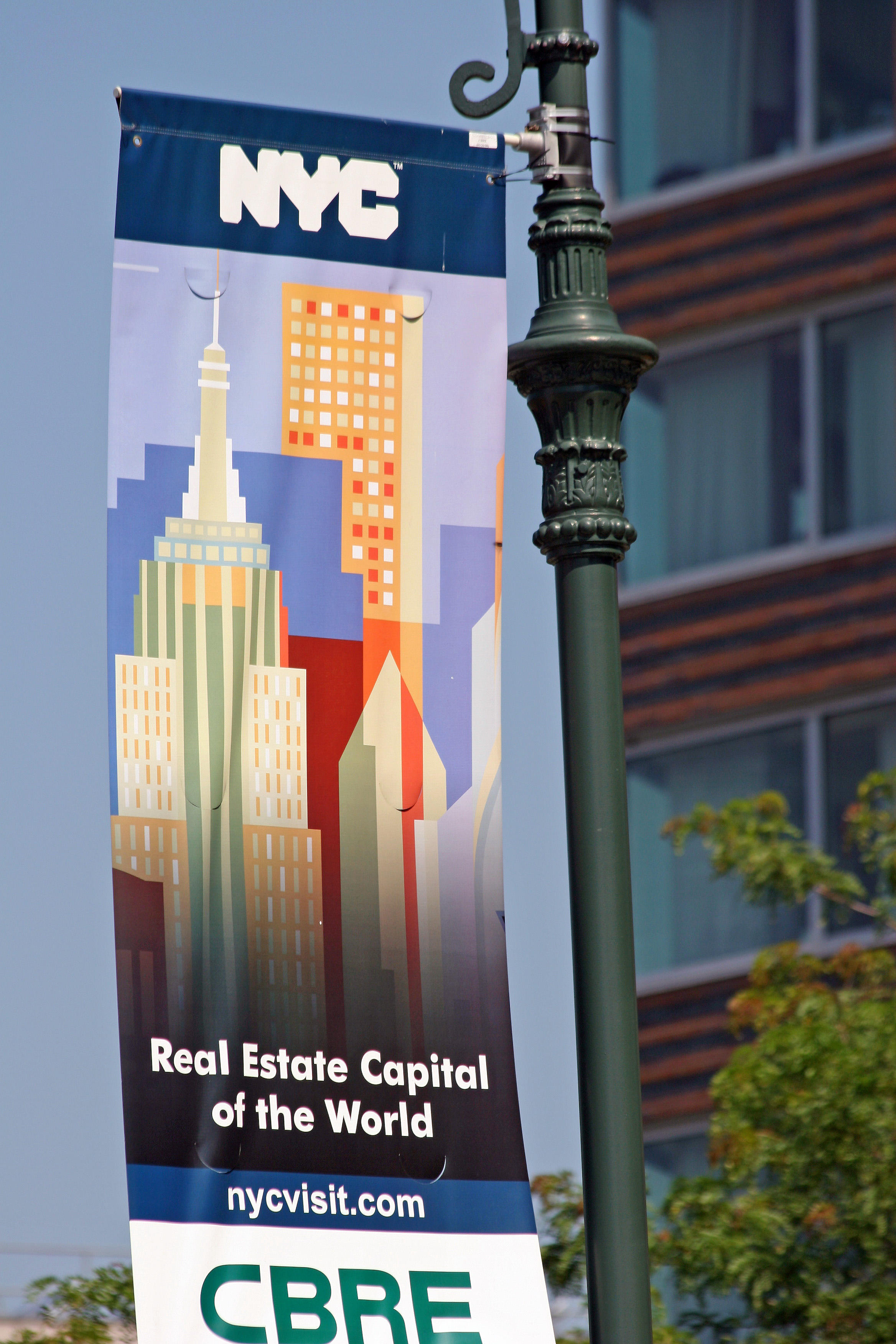 Street Poster near Robert Wagner Jr Park Entrance