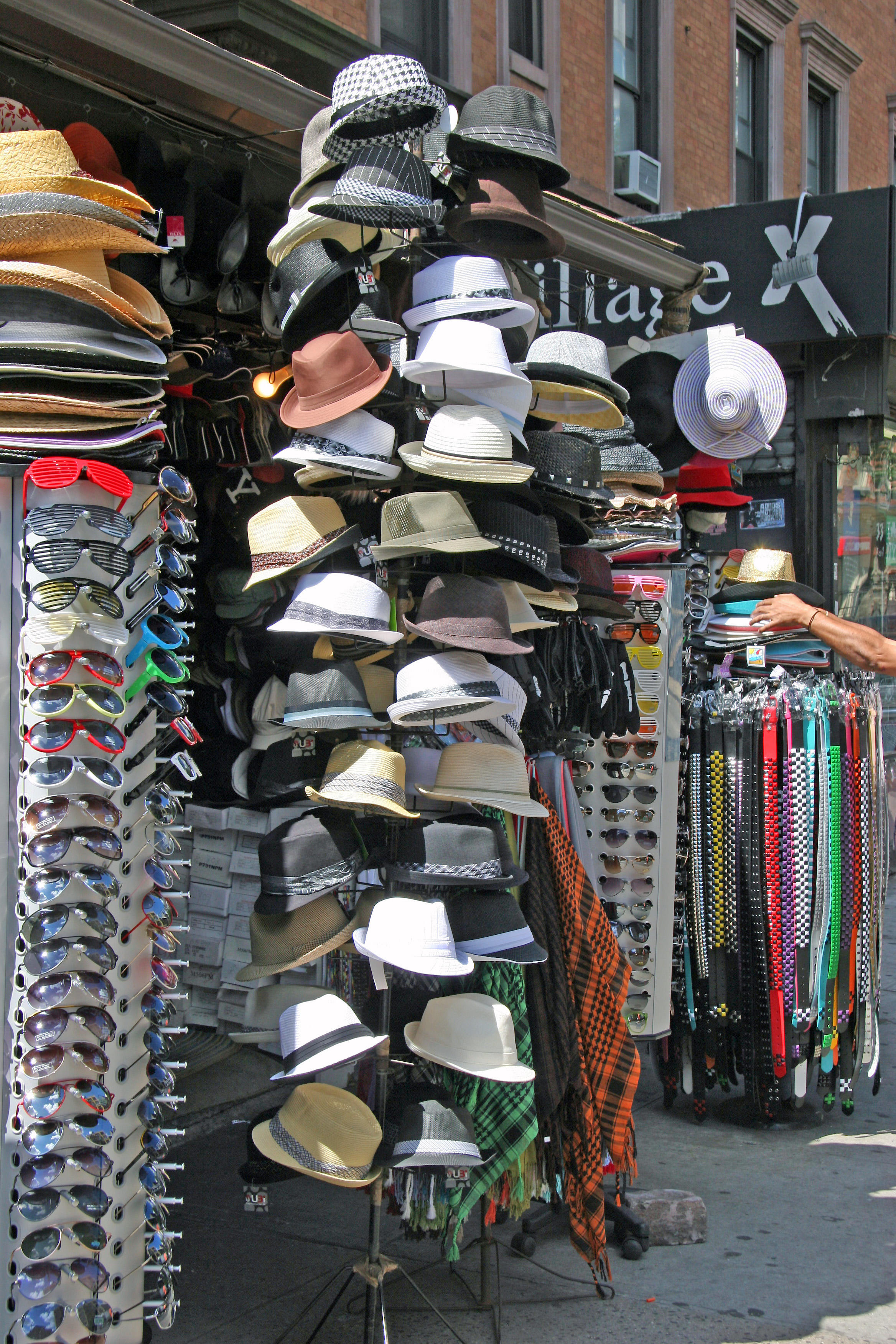 Gem Spa Hats at Corner Street Market at 2nd Avenue