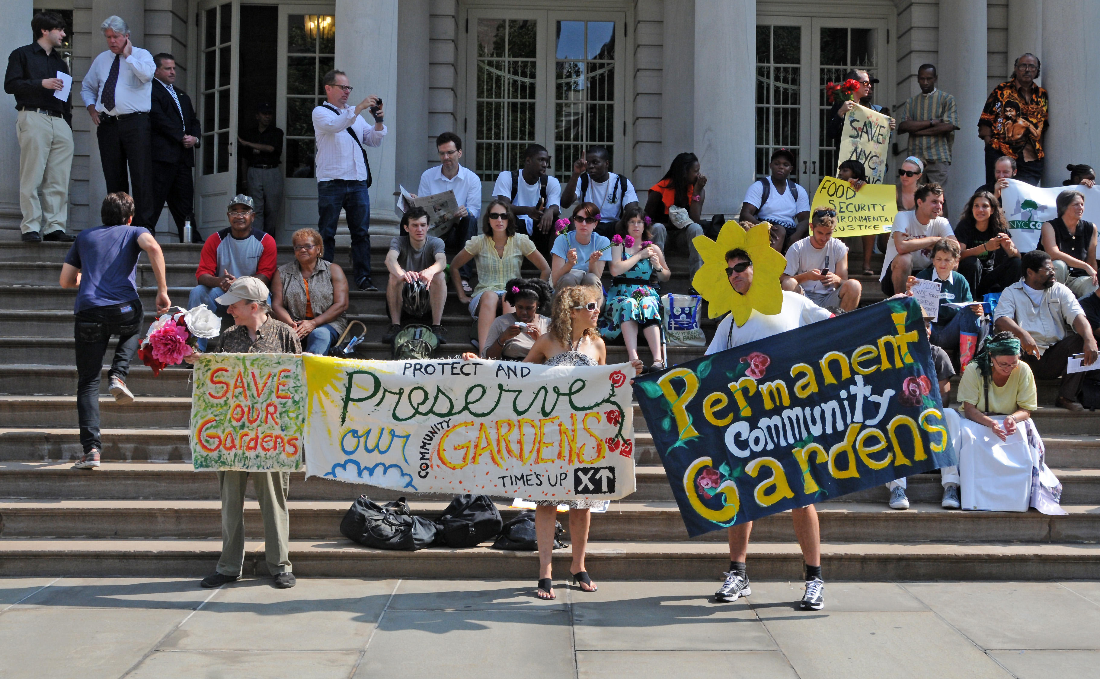 NYC Community Gardens Coalition City Hall Rally