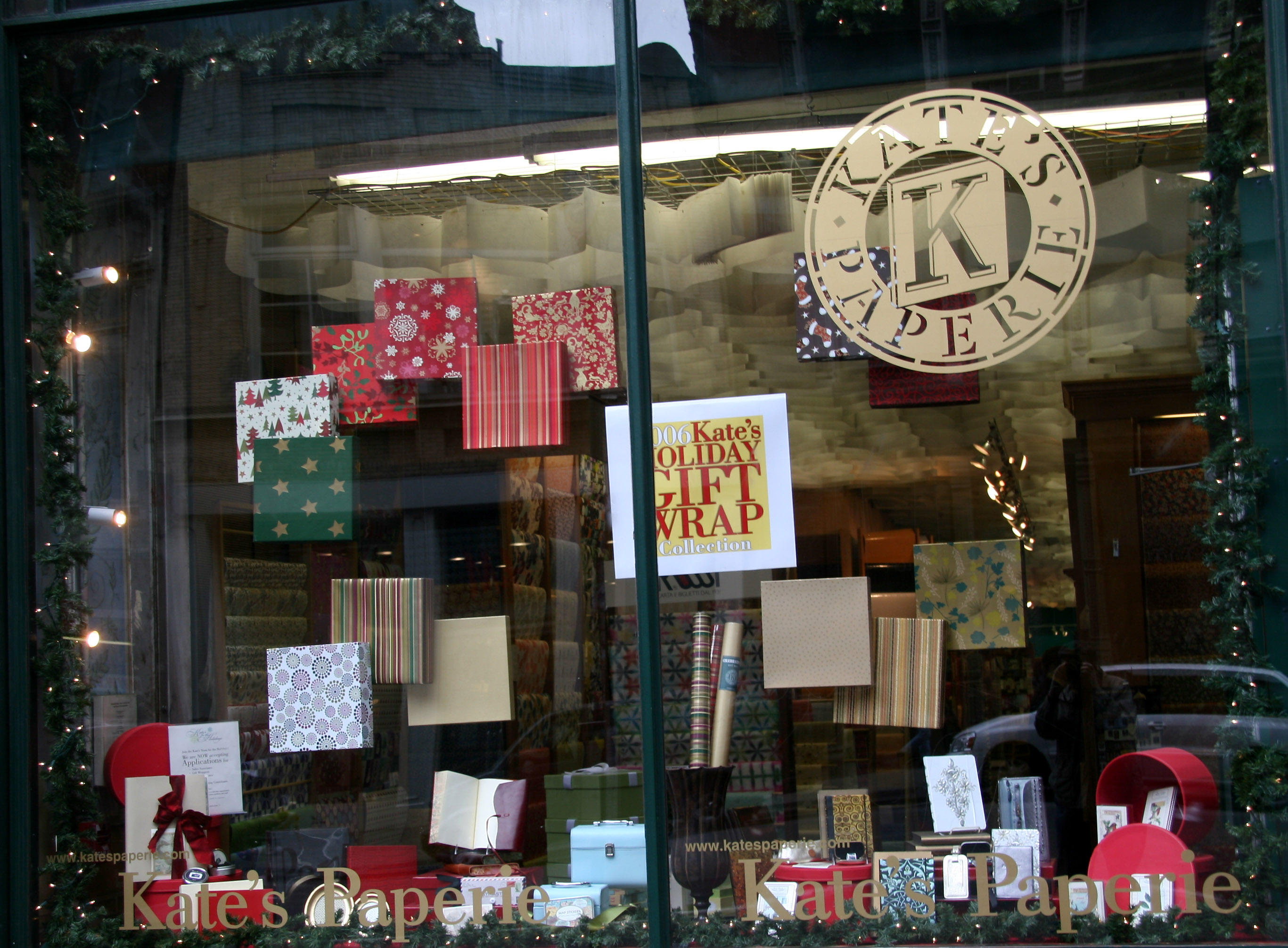 Gift Wrappings - Kates Paperie Window