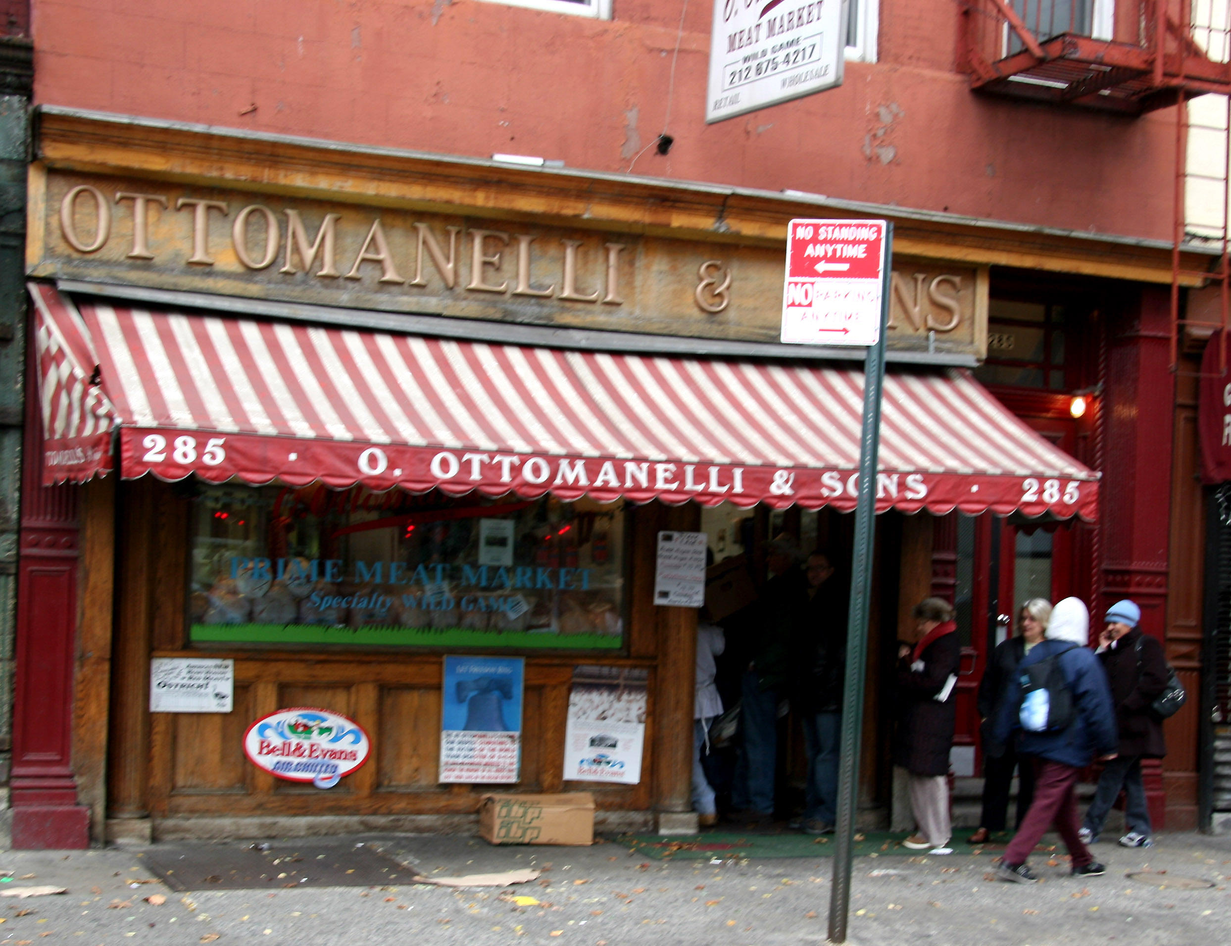 Ottomanelli Meat Market - Picking Up the Thanksgiving Turkey