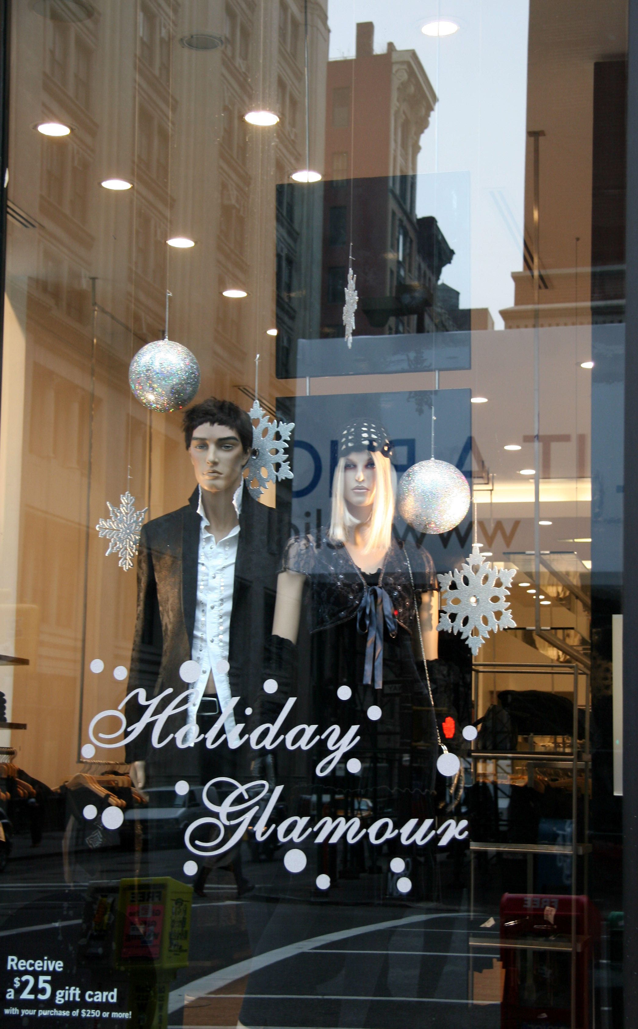 Holiday Glamour Window