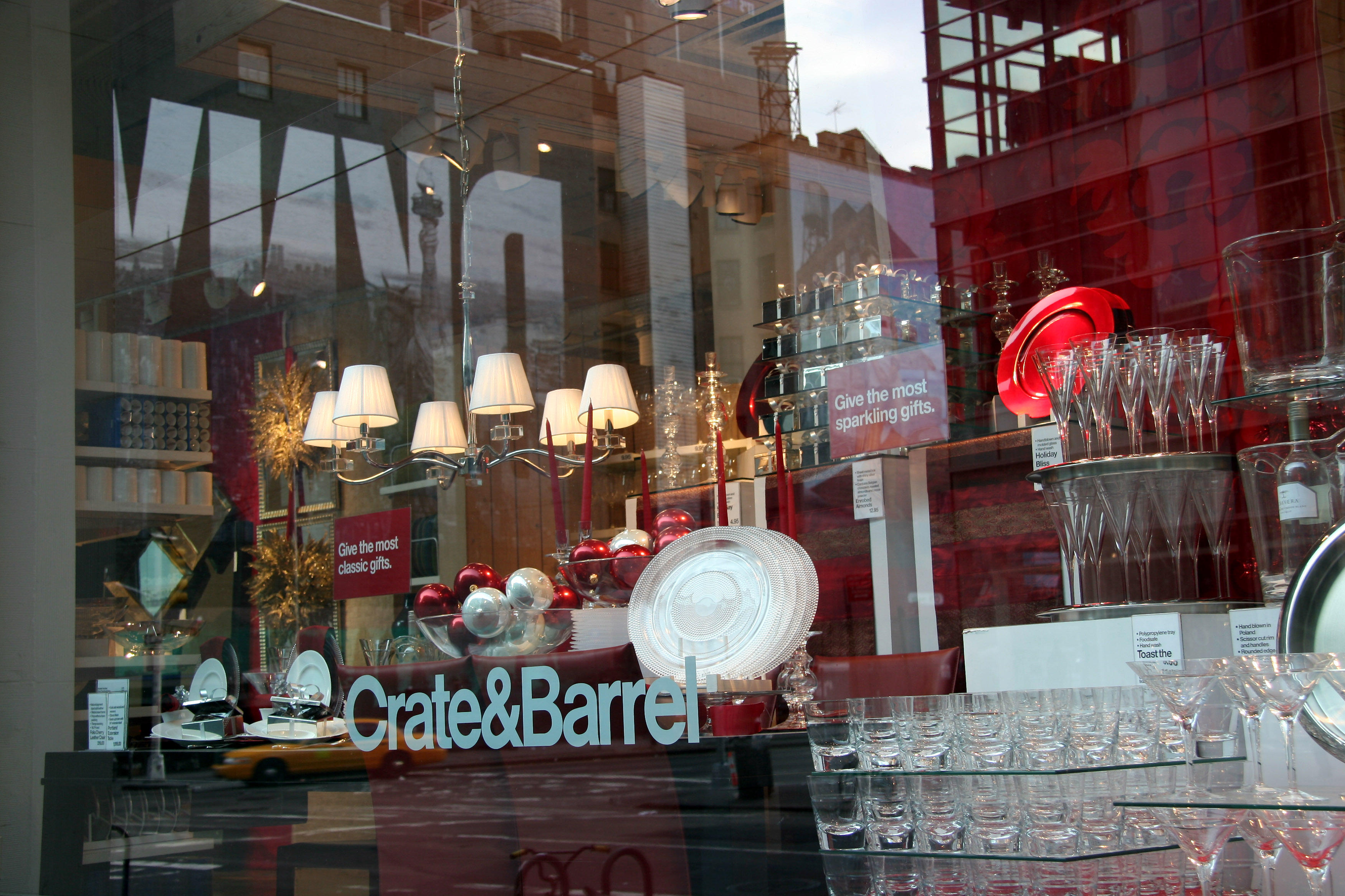 Crate & Barrel Window