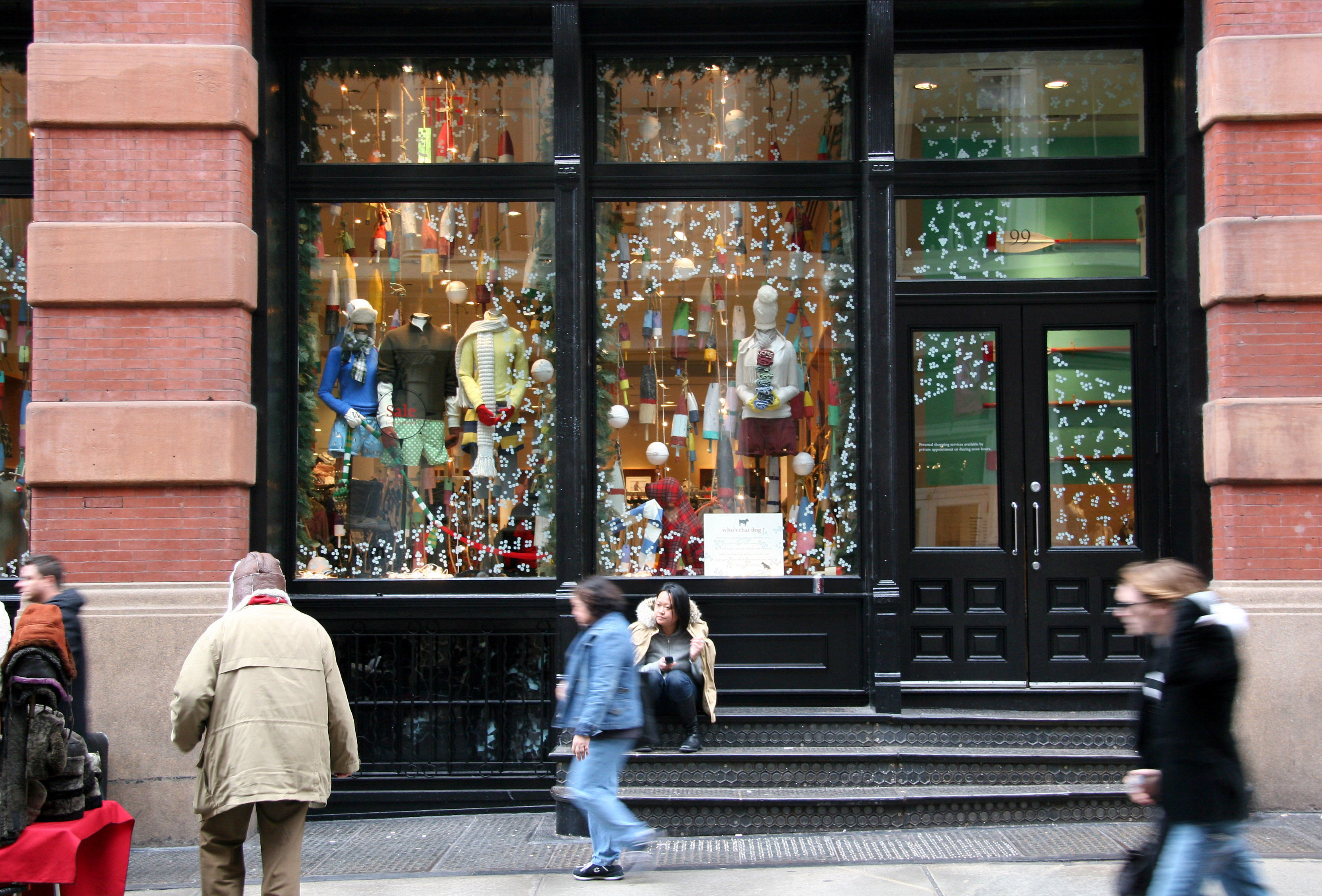 J Crew Store Window
