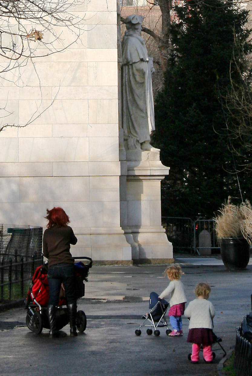 Leaving the Playground - East Side of the Arch