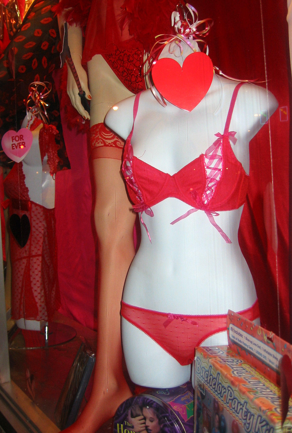 Valentine Sex Shop Window