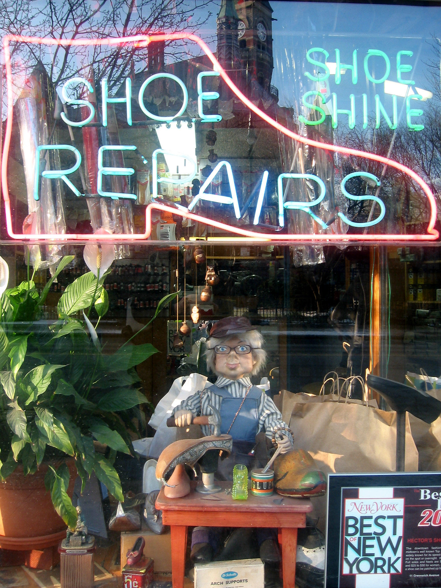 Shoe Repair Store Window