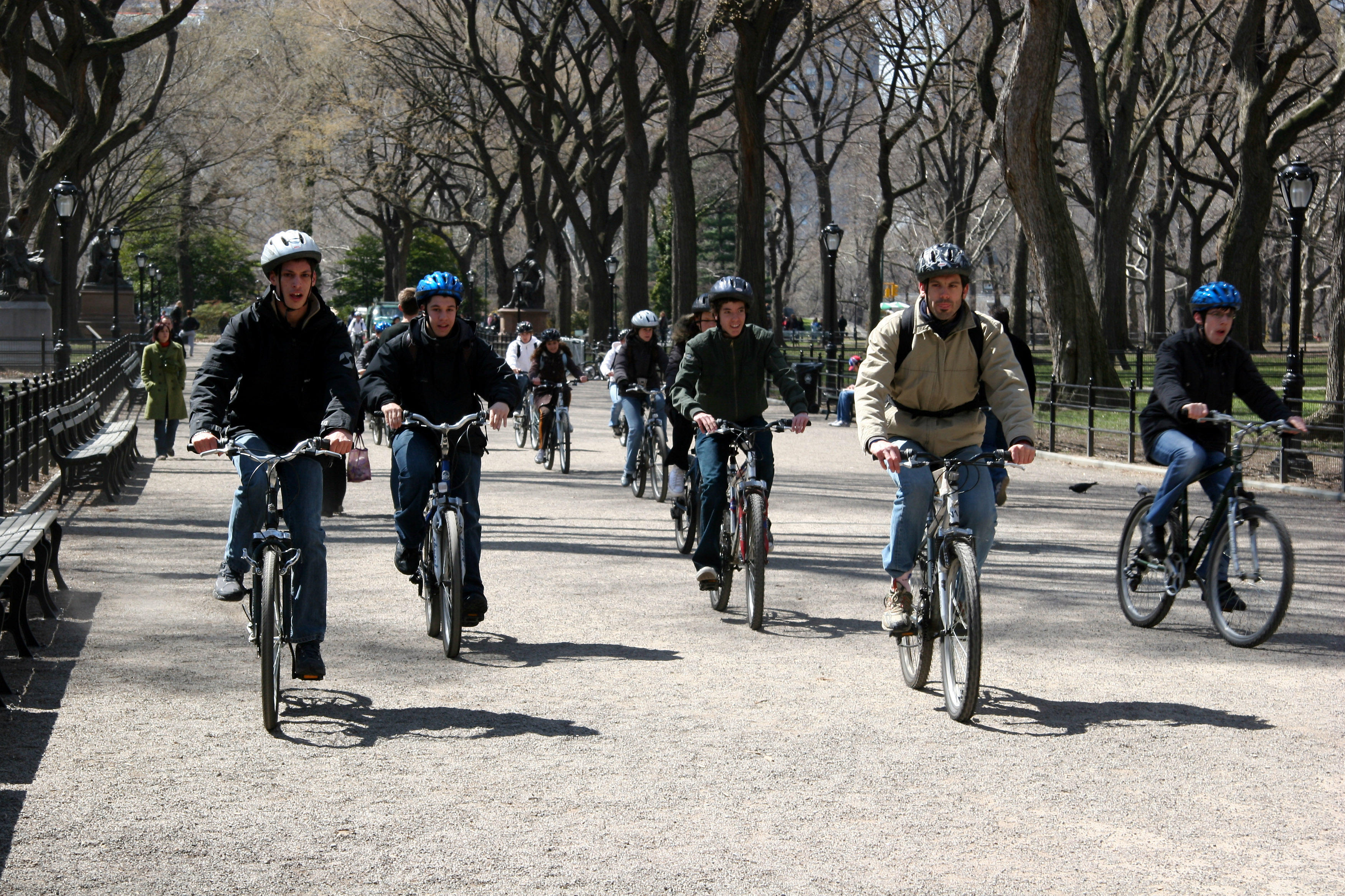 Mall Bicyclists