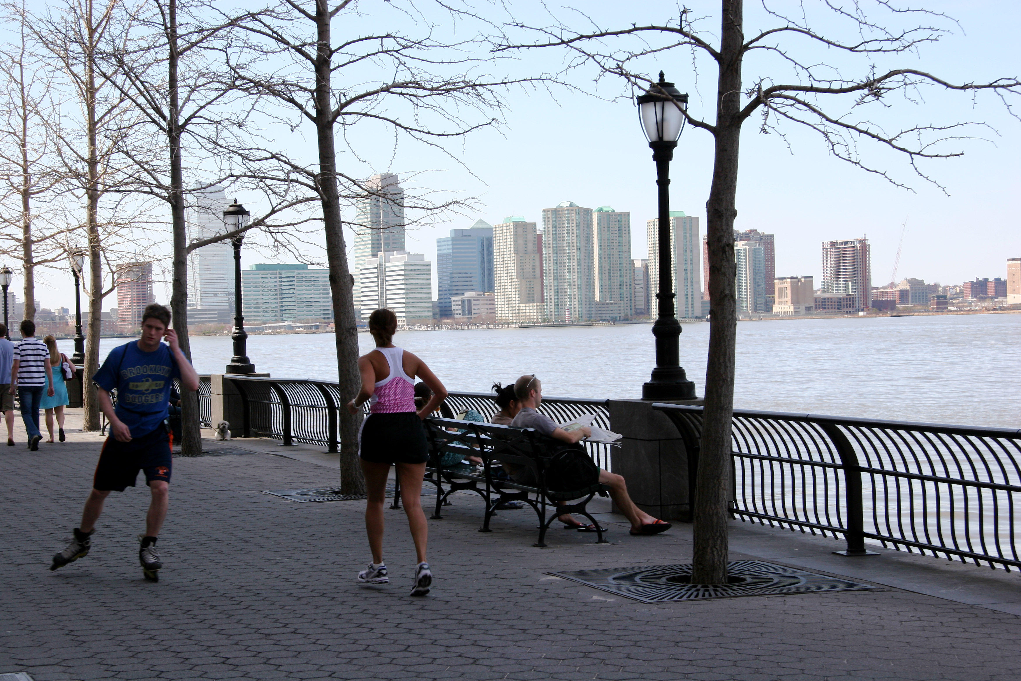 River Promenade with Jersey City Skyline