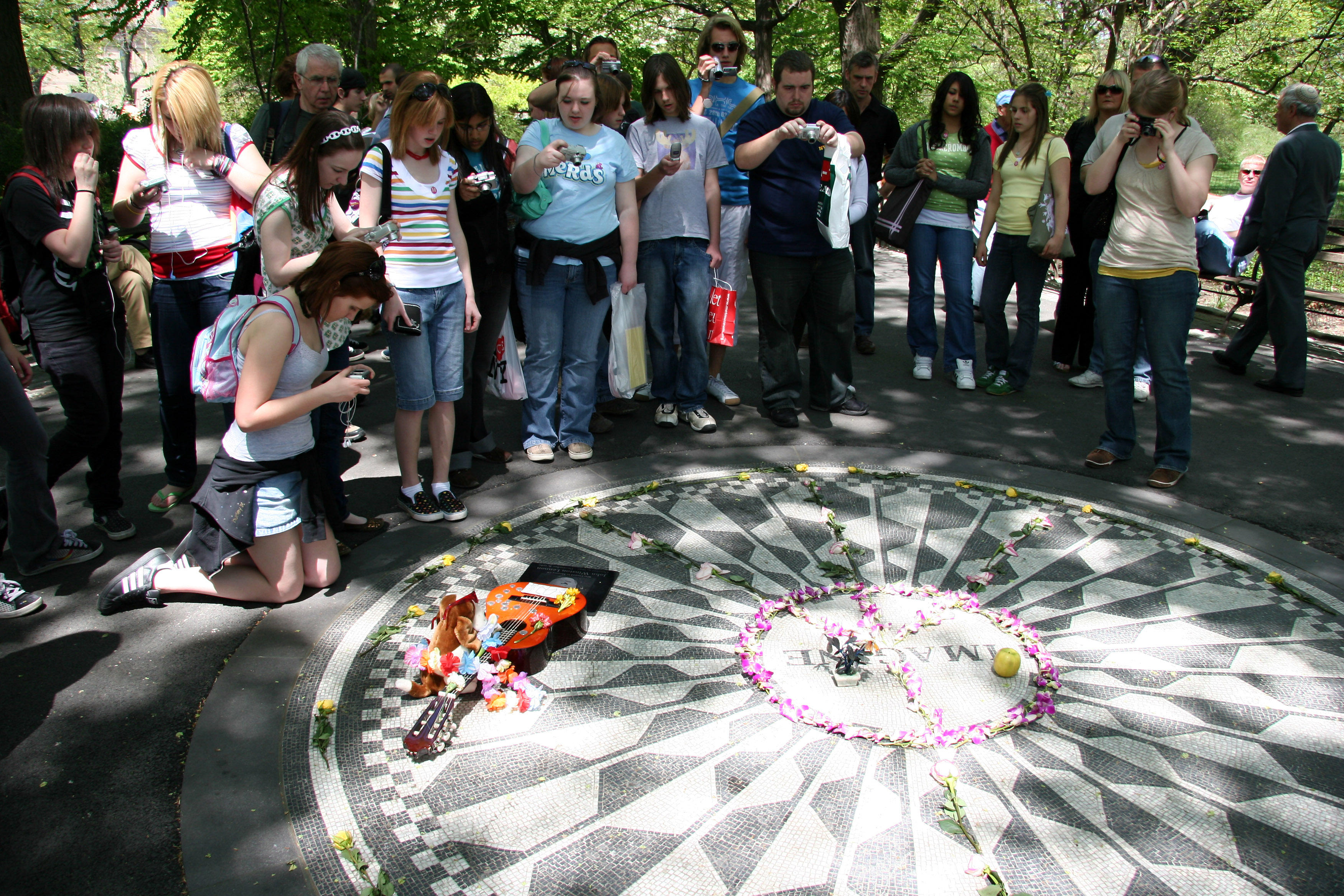 Strawberry Fields Memorial at West 72nd Street