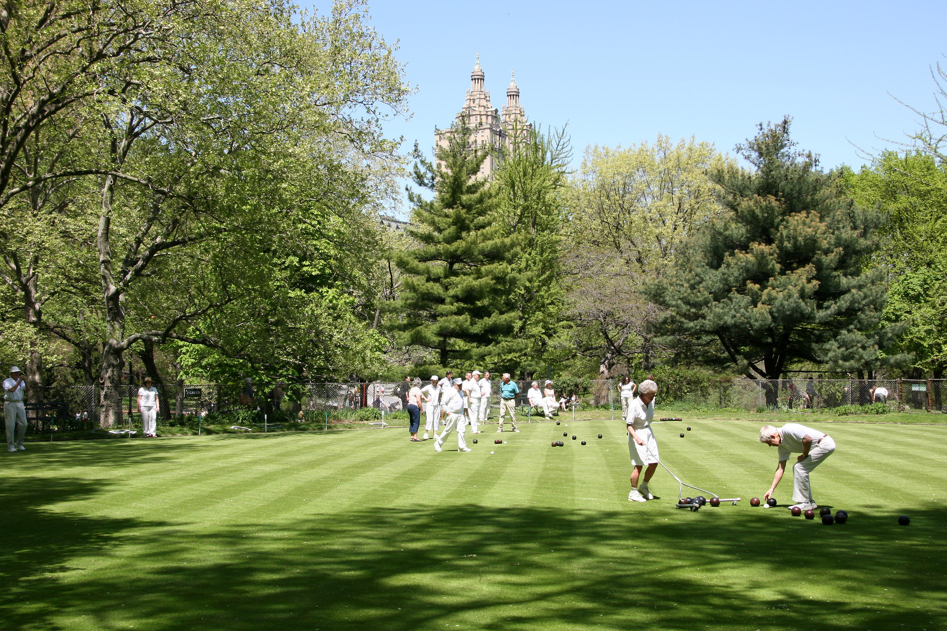Grass Bowling Grounds near West 70th Street
