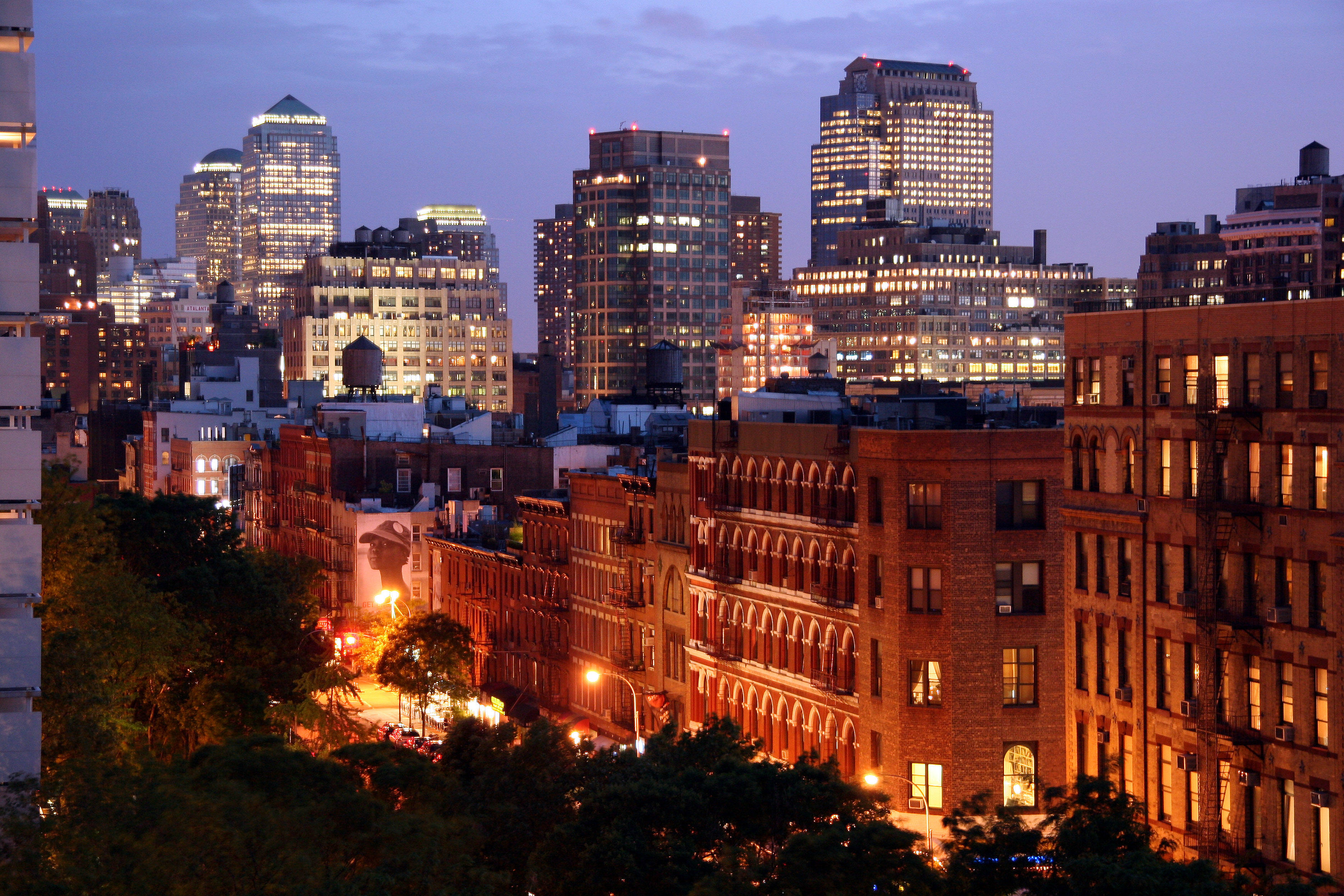 Sunset -  Downtown Manhattan