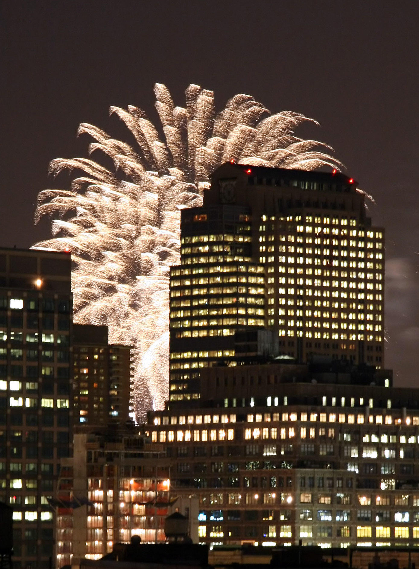 Downtown Manhattan Fireworks