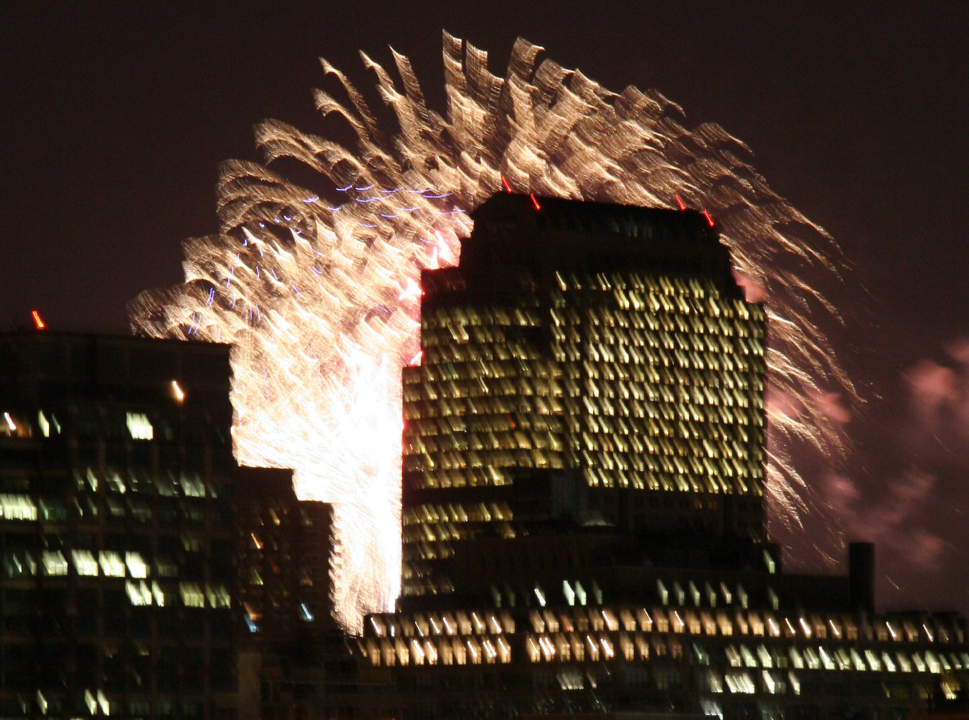 Downtown Manhattan Fireworks