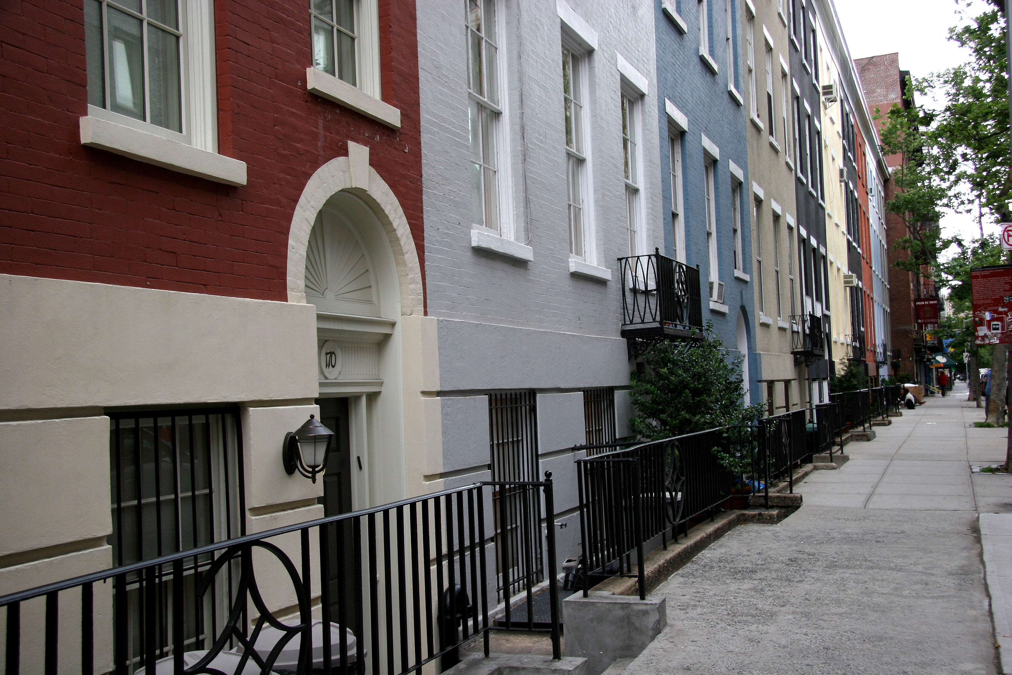 Pastel Row Houses