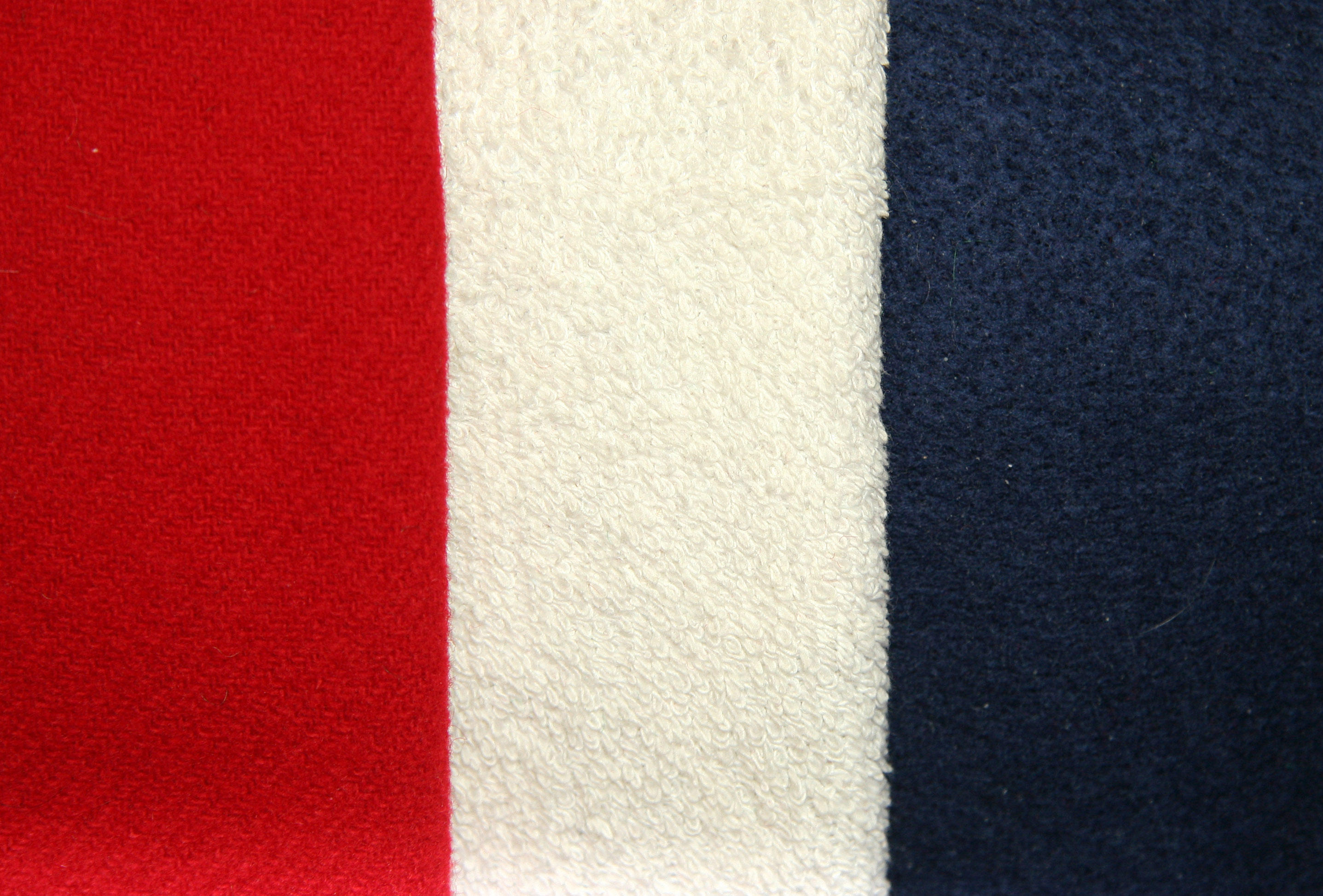 Vertical Red, White & Blue Fabics
