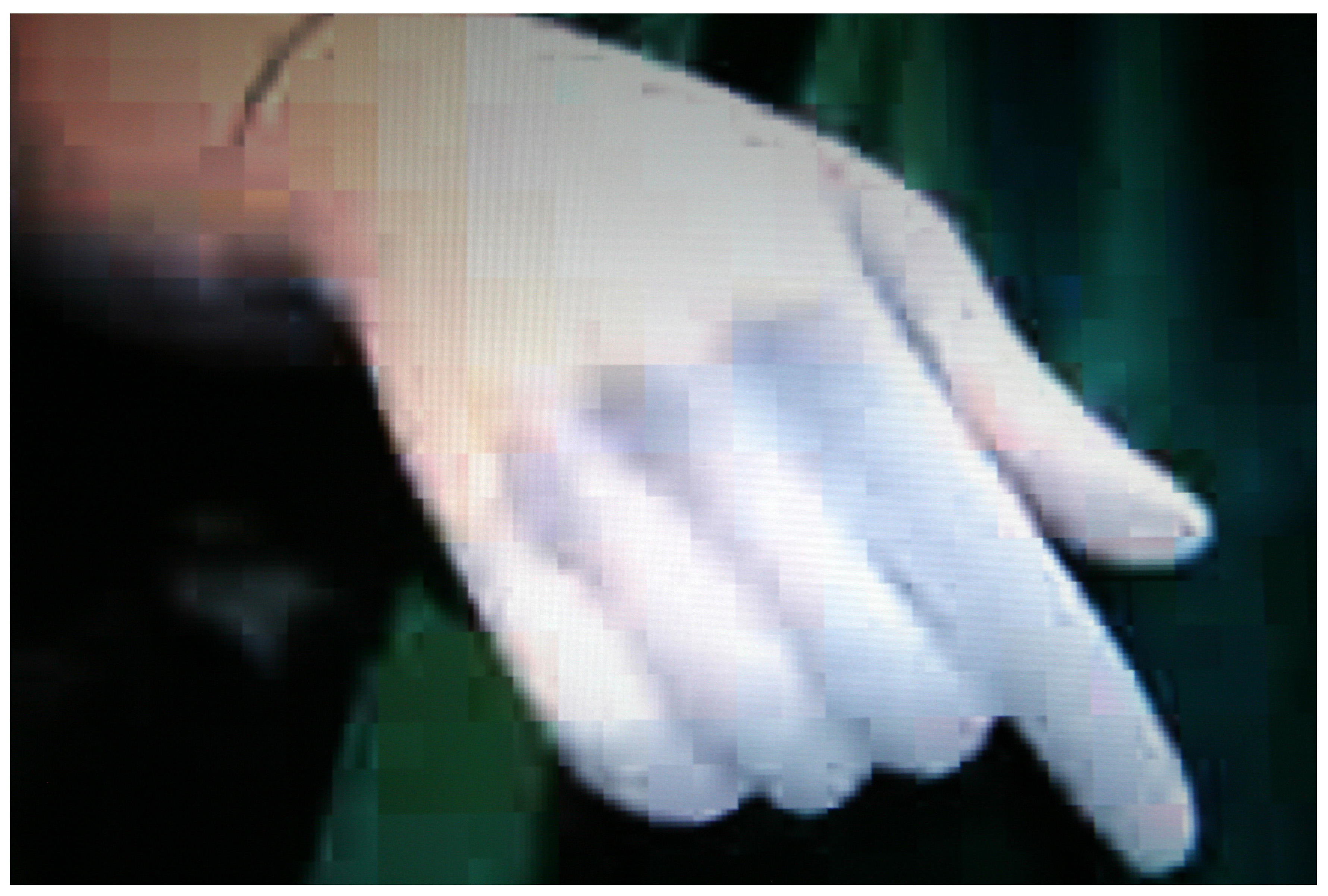 Pixeled Hand