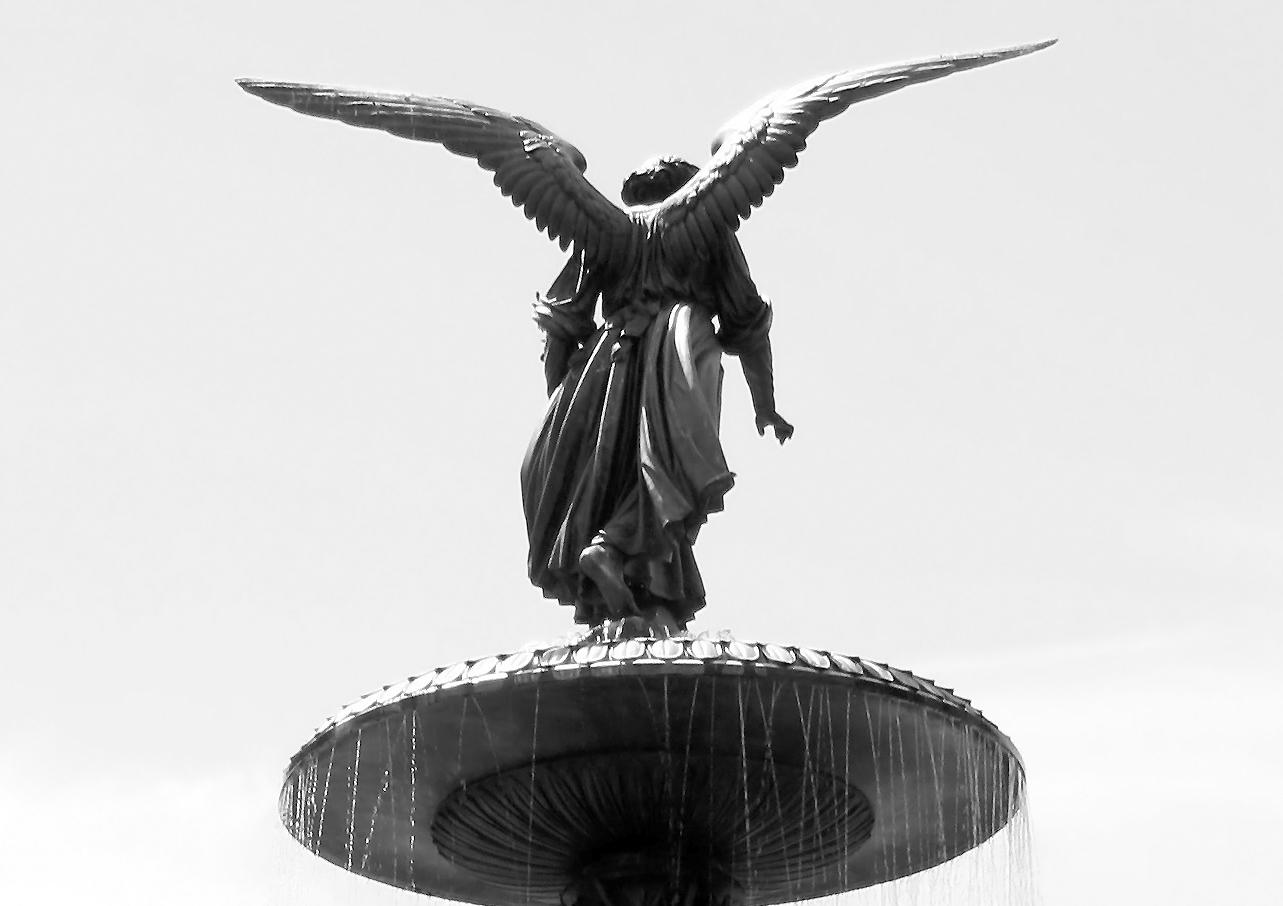 Angel Taking Off on a Flying Saucer - Bethesda Fountain