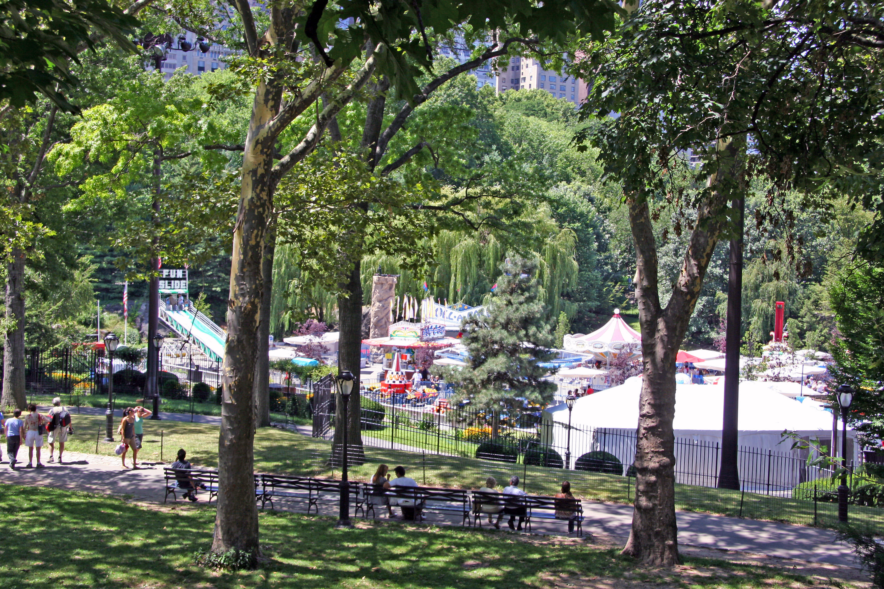 Childrens Amusement Park at the Ice Skating Rink