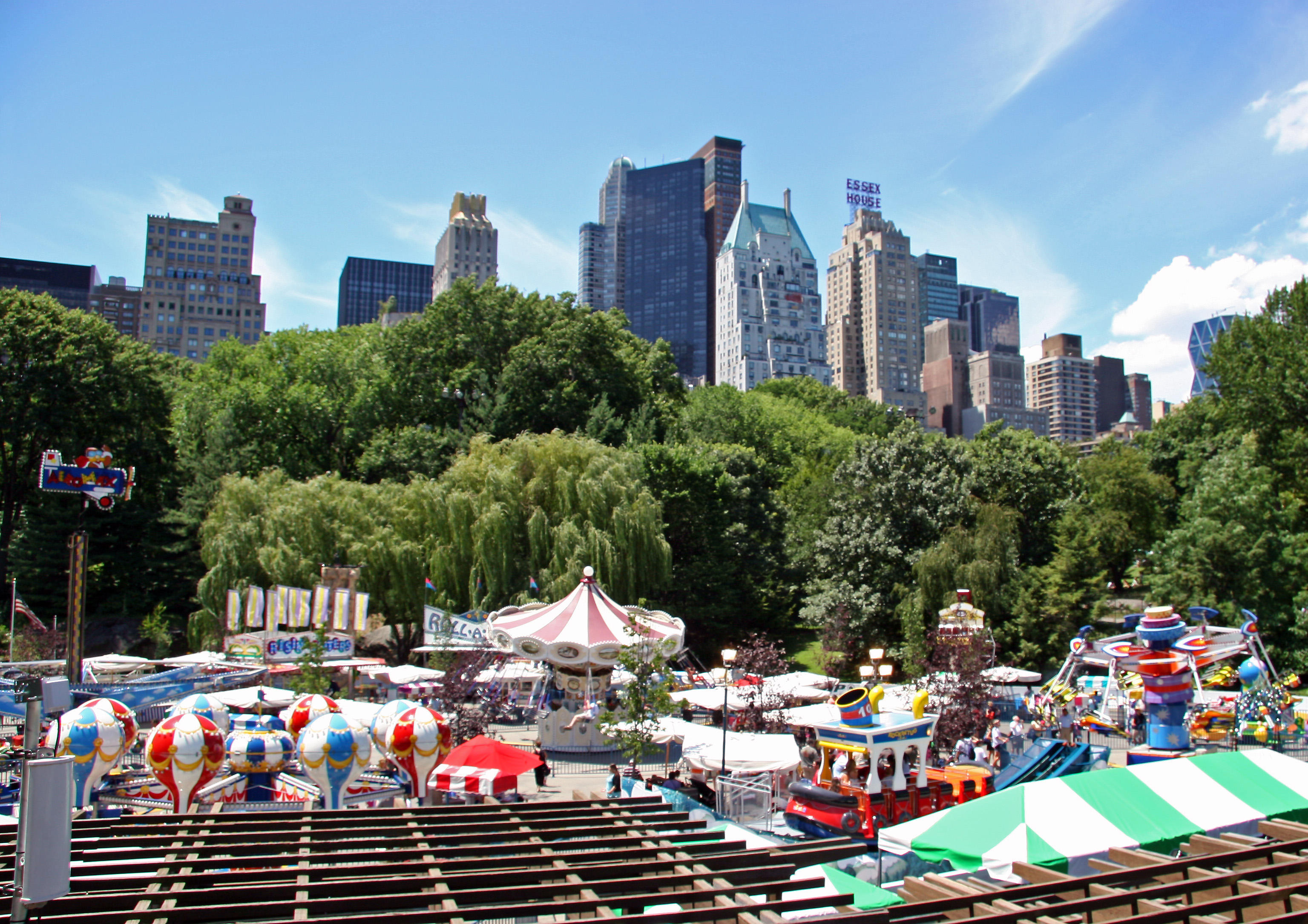 Childrens Amusement Park at the Ice Skating Rink