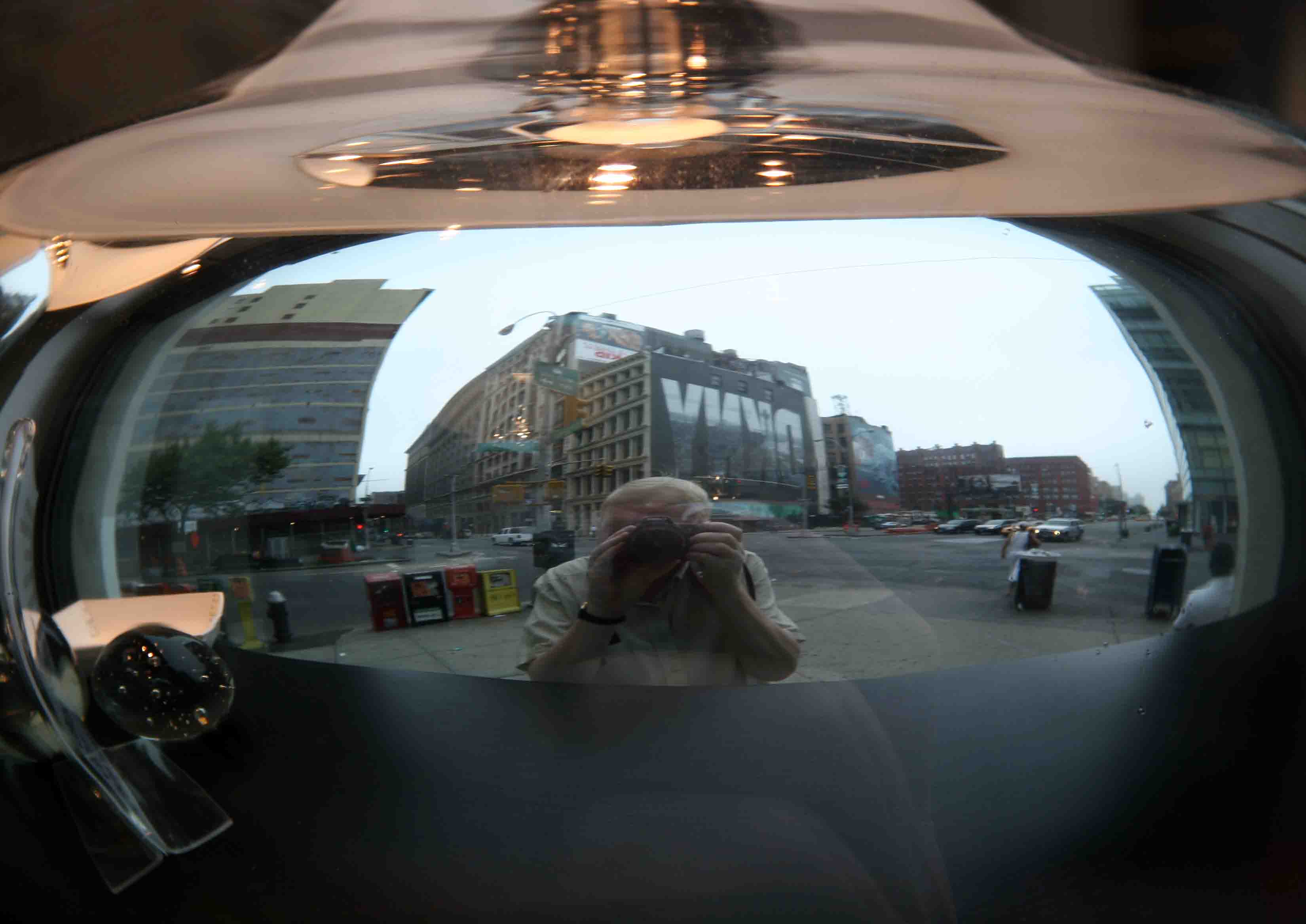 Crate & Barrel Window with Reflections