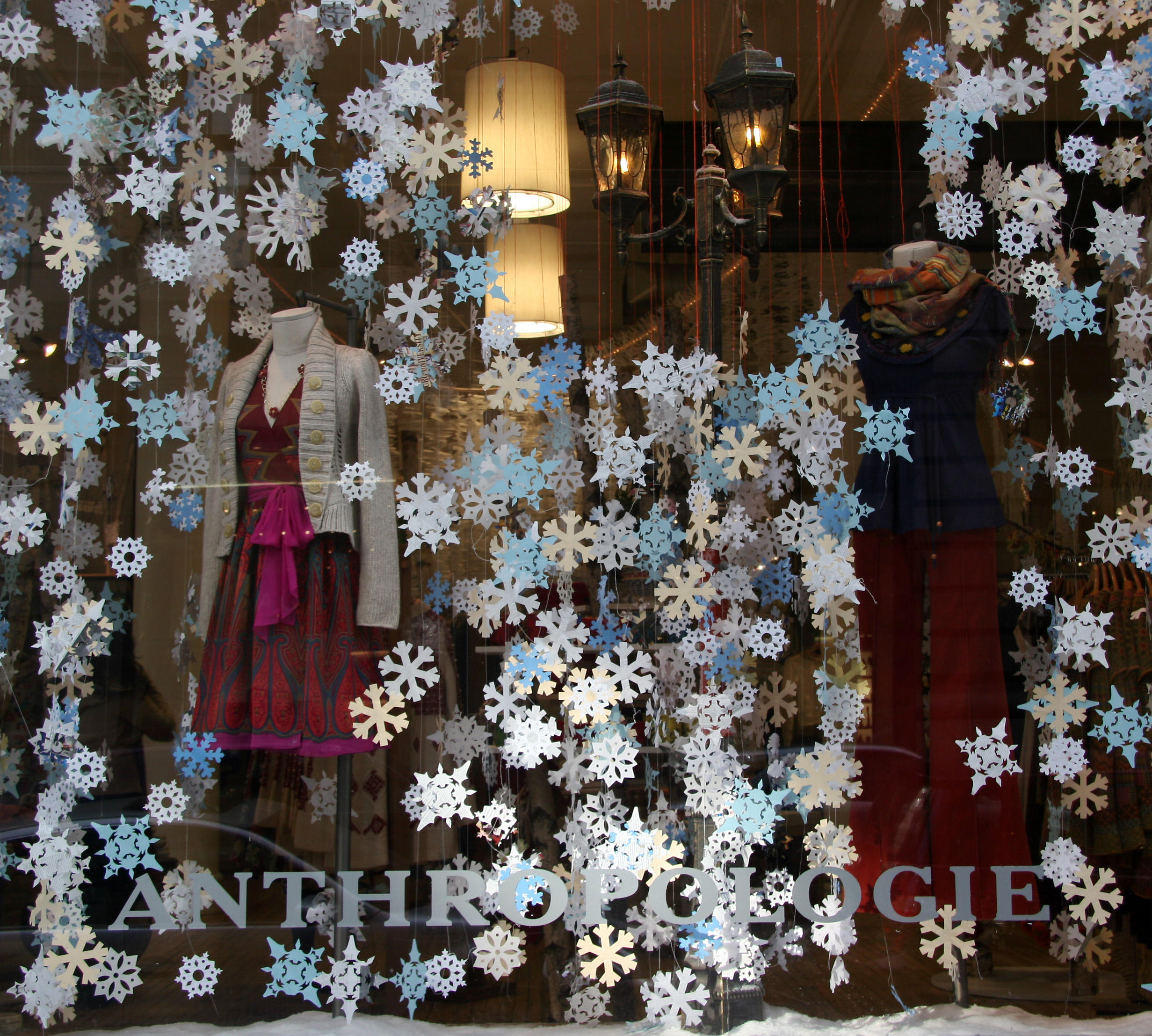 Anthropologie Winter Holidays Window