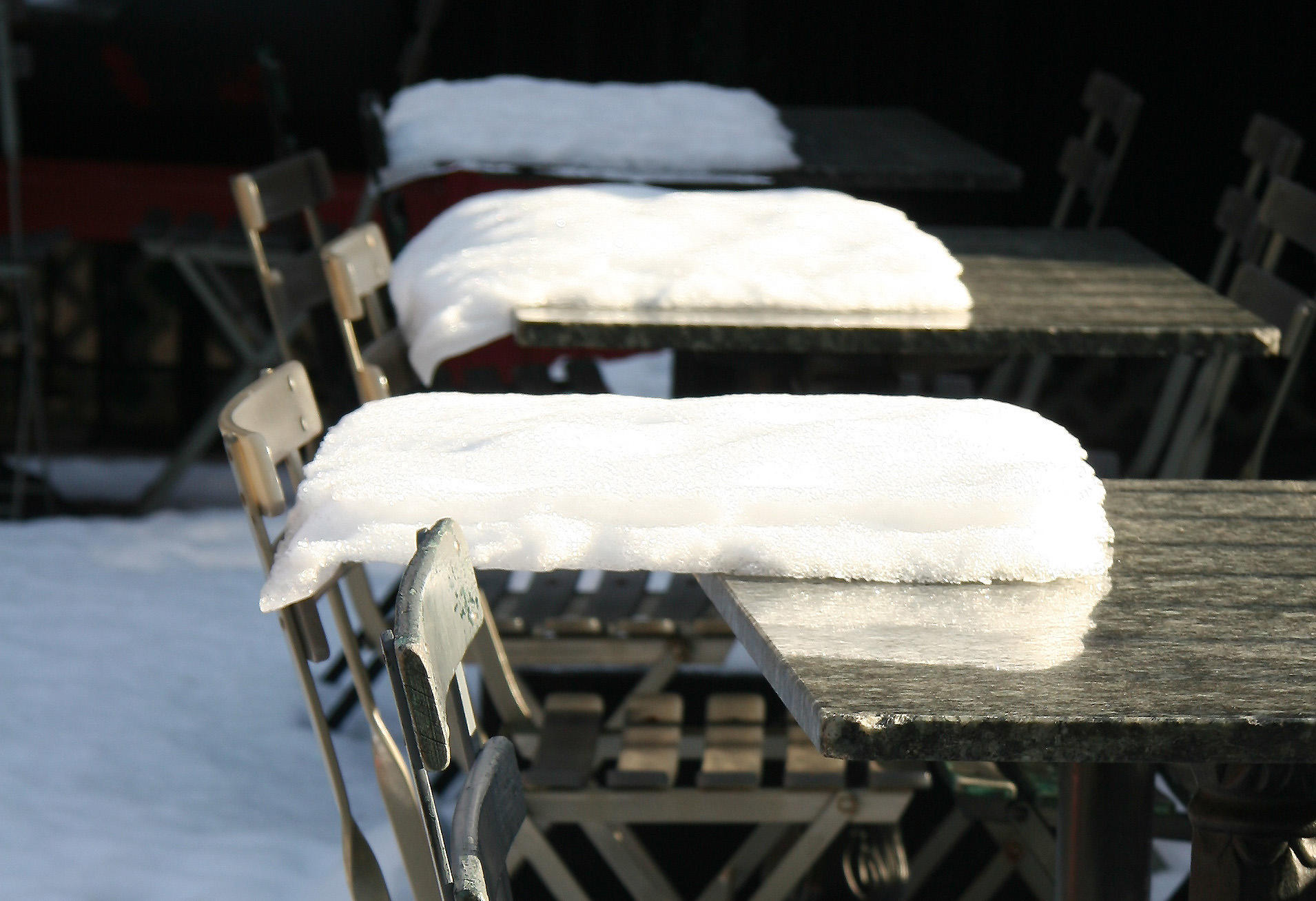 Snow Platters at Sidewalk Cafe