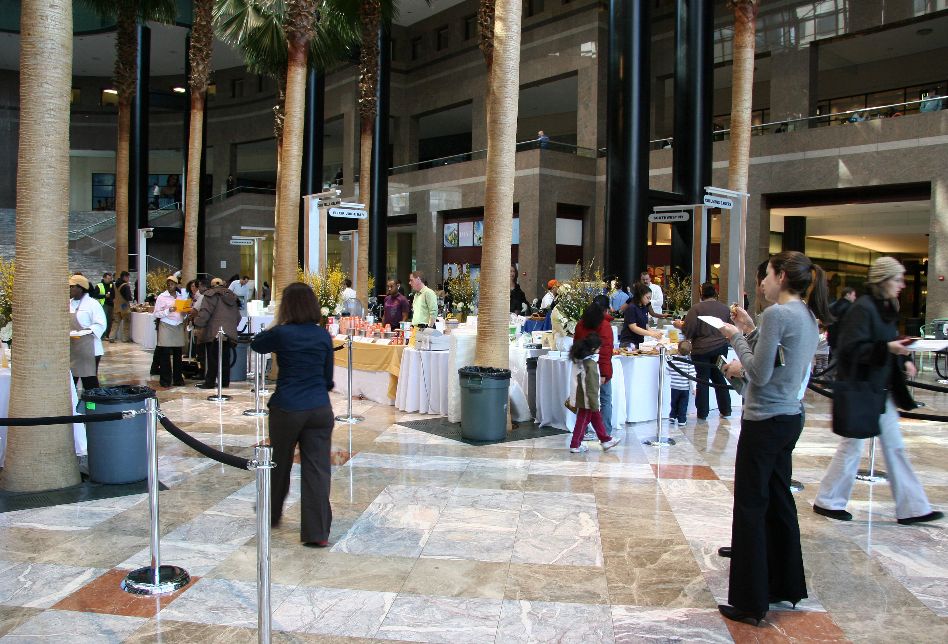Financial Center Winter Garden Restaurant Tasting Lunch