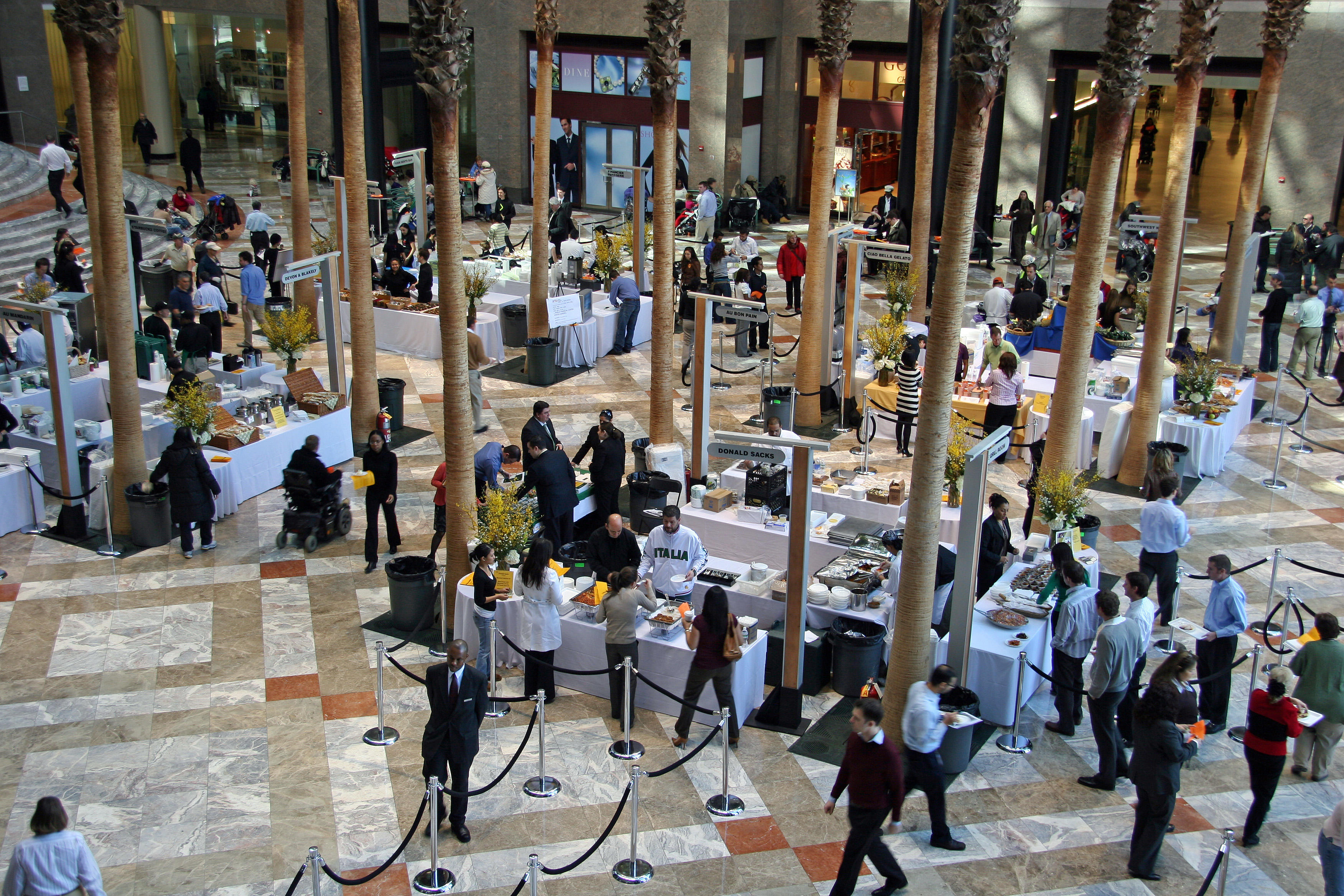 Financial Center Winter Garden Restaurant Tasting Lunch